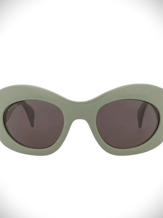 GUCCI GG 1463S 004 Light Sage Frame Gray Lens 55-23-125 M Sunglasses main image 9